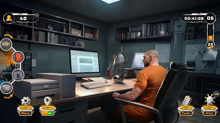 Zrzut 2 — korytarz z kamerami